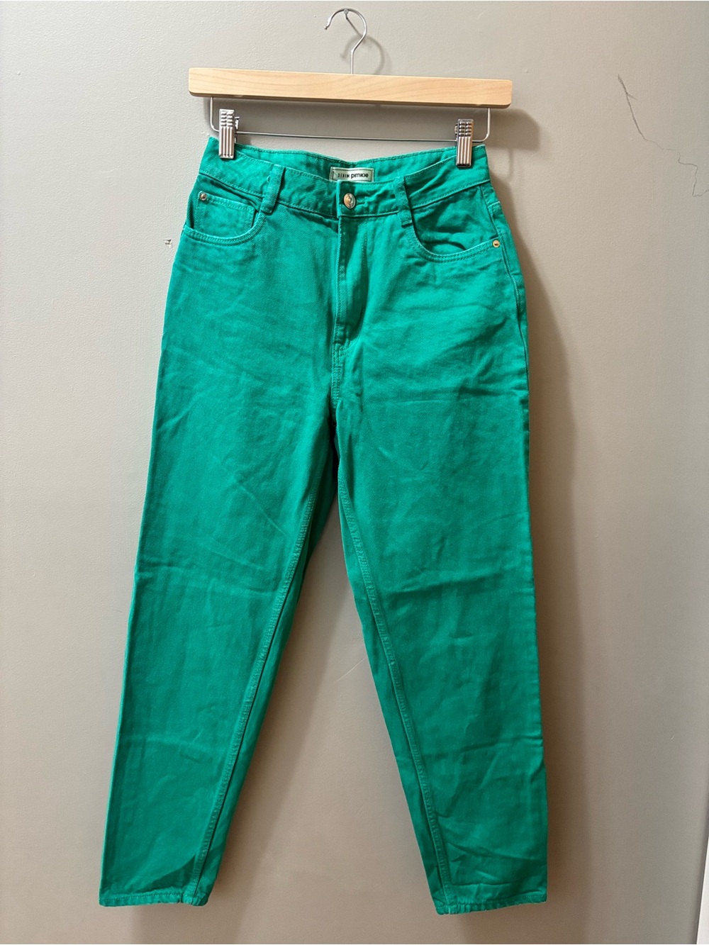 women’s straight leg turquoise pimkie jeans size 24